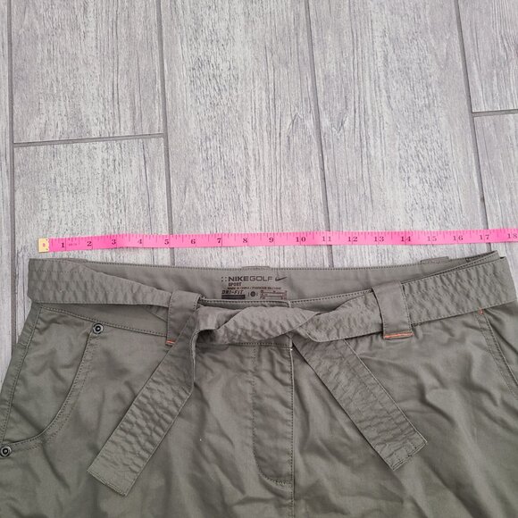 Nike Golf Sport Dri-Fit Olive Green Cargo Skirt Women's Size 10 - Picture 7 of 12